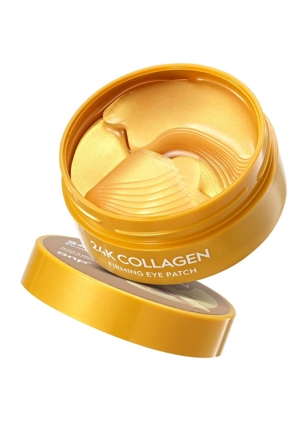 Parche ojos SNP 24K-oro con colágeno para firmeza y revitalización de la mirada.