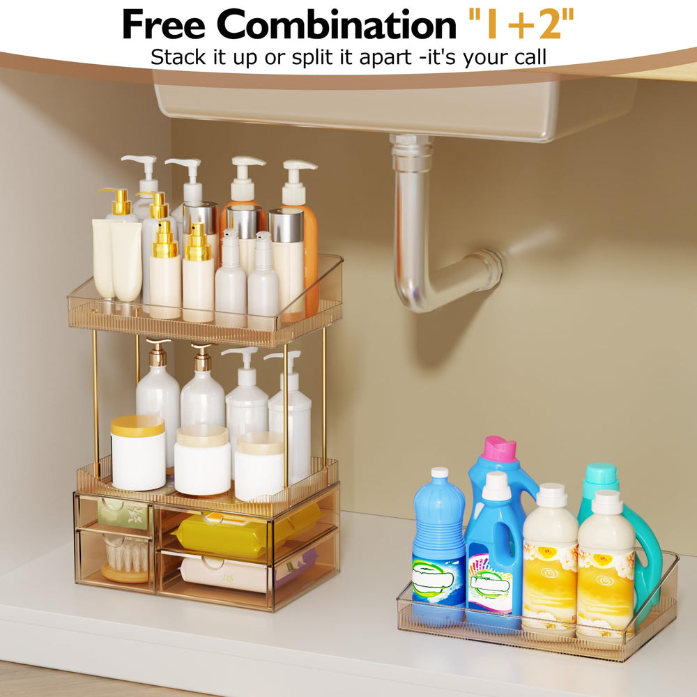 Encaja en baño o tocador, ideal para superficies limpias y ordenadas.