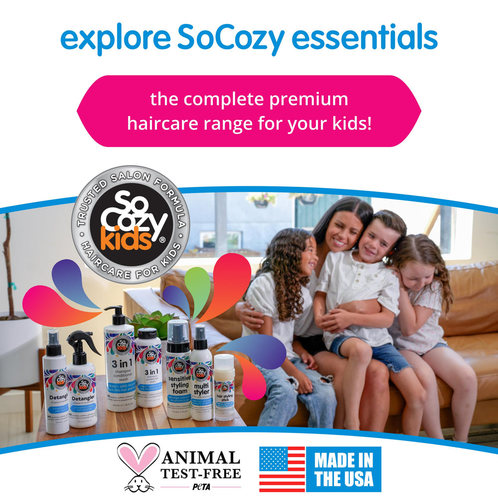 SO COZY Cabello suave tras cada uso, experiencia de peinado agradable.