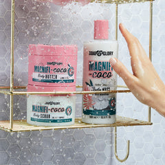 Post-shower application seals in moisture for a soft, comfortable feel.