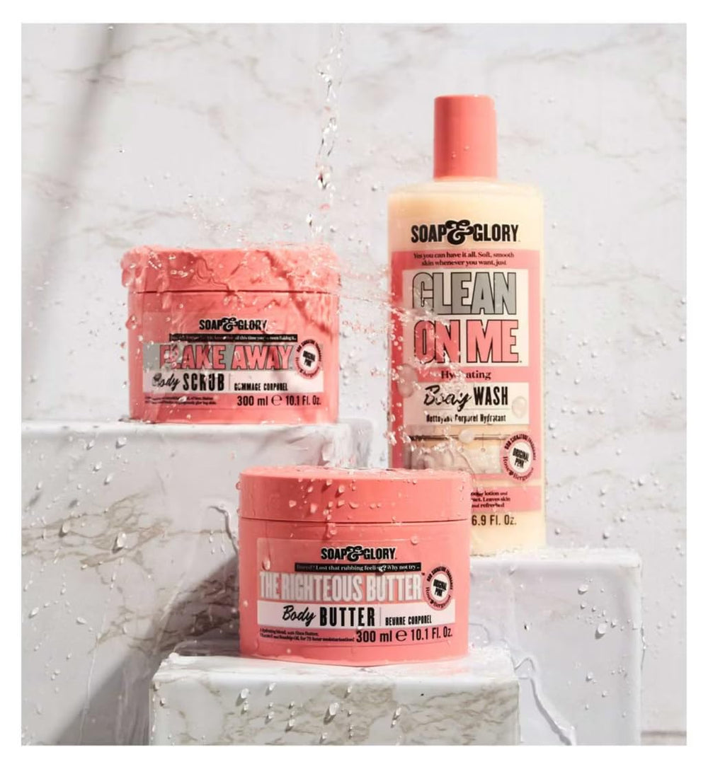 Soap & Glory Gel de Ducha Clean On Me 500 ml dosificador para uso eficiente