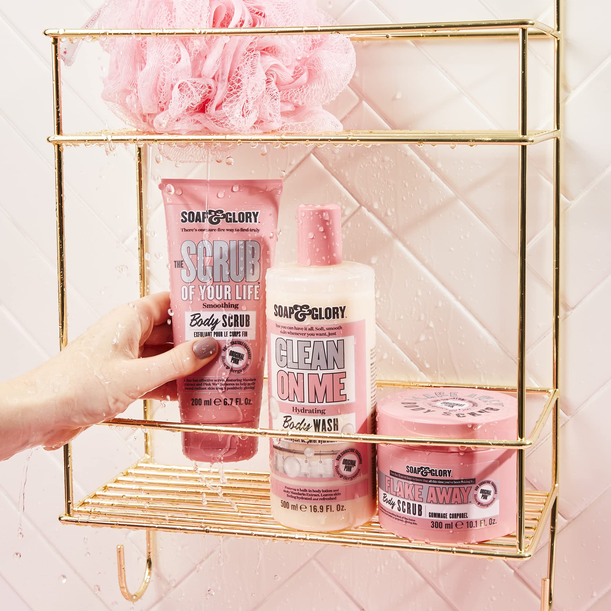 Manteca de karité e hidratación en el exfoliante Original Pink para piel nutrida.