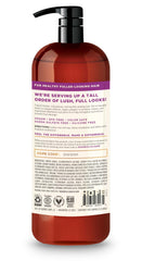 Soapbox Biotin Shampoo – Étiquette ingrédients avec elderberry et huile de coco nourrissante
