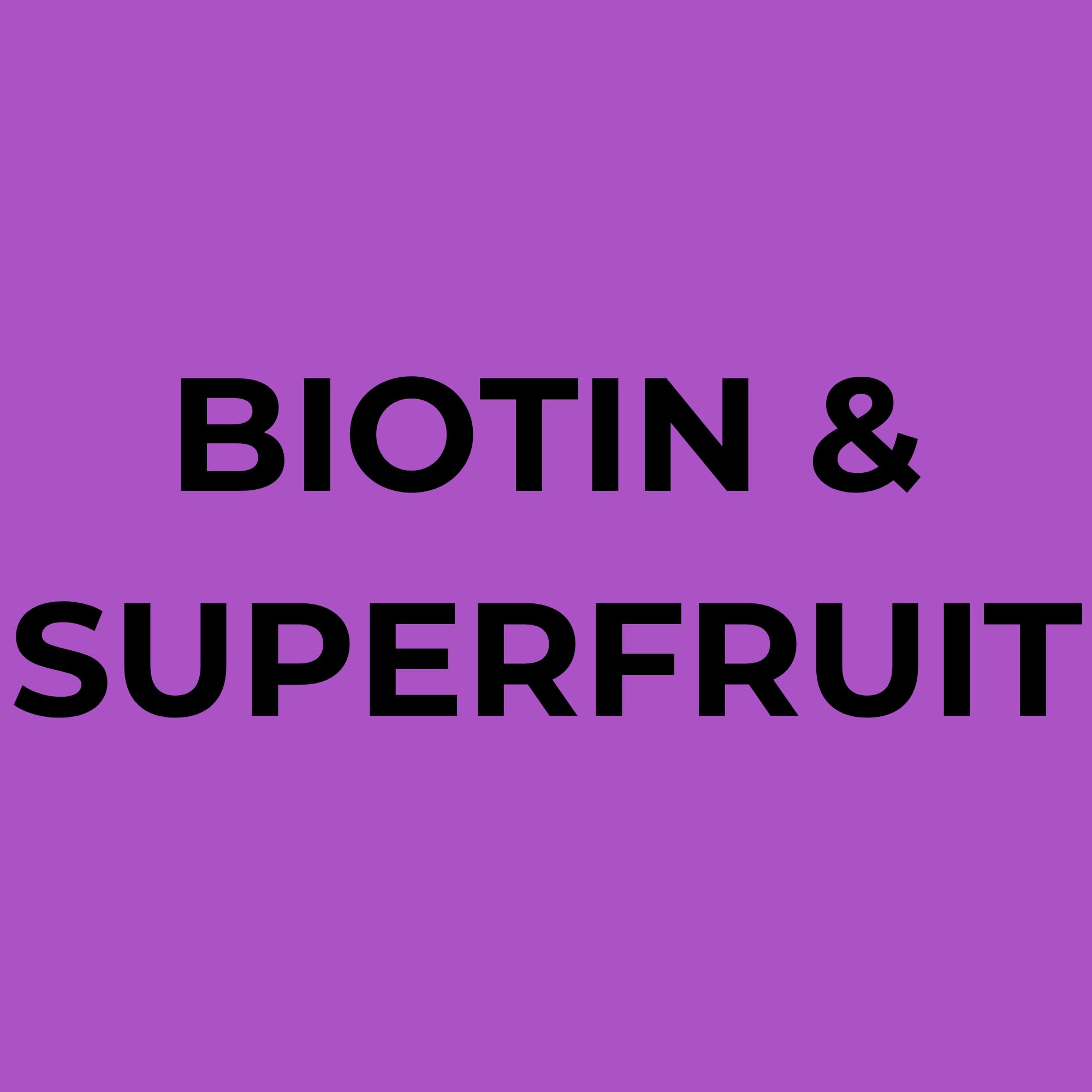 Routine quotidienne Soapbox Biotin Superfruit pour tous types de cheveux