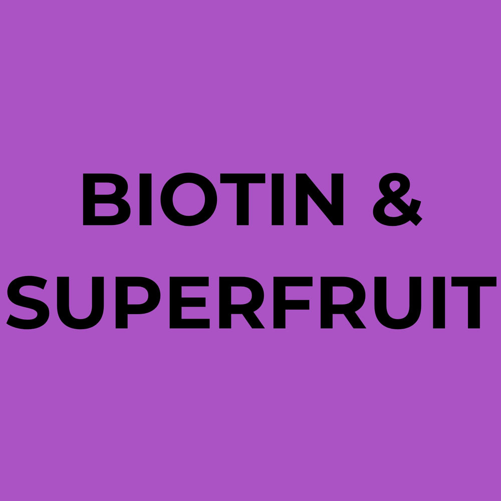 Routine quotidienne Soapbox Biotin Superfruit pour tous types de cheveux
