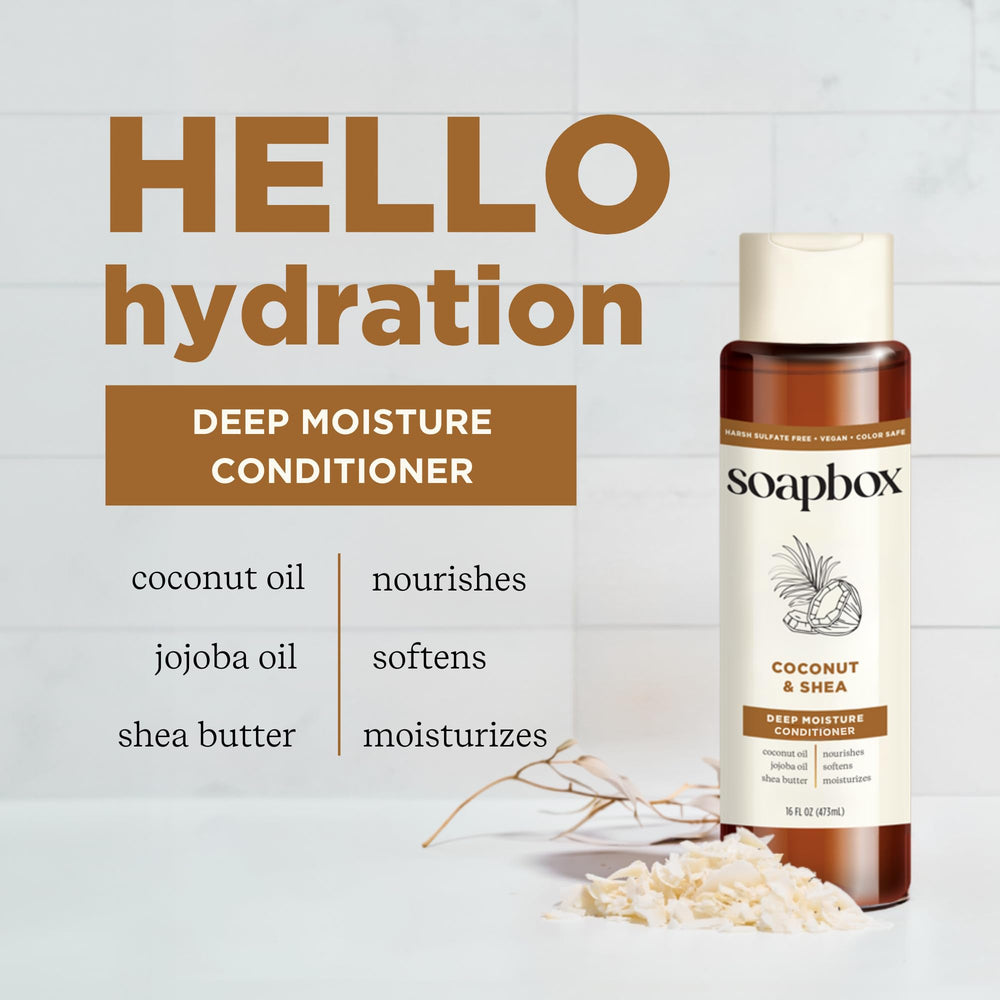 Aplicación de Soapbox en cabello húmedo para hidratación