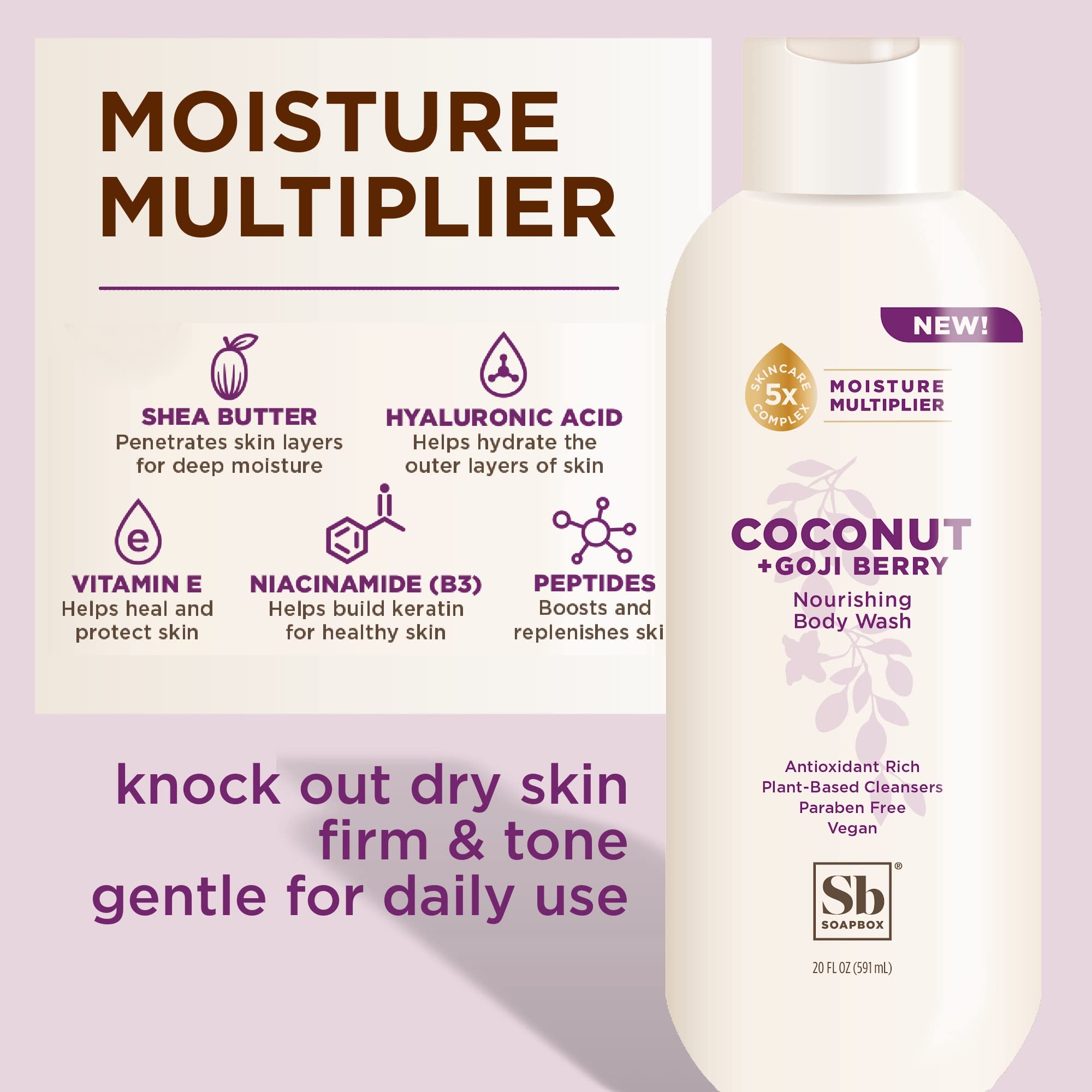 Soapbox creamy foam demonstrates smooth lather for daily use.