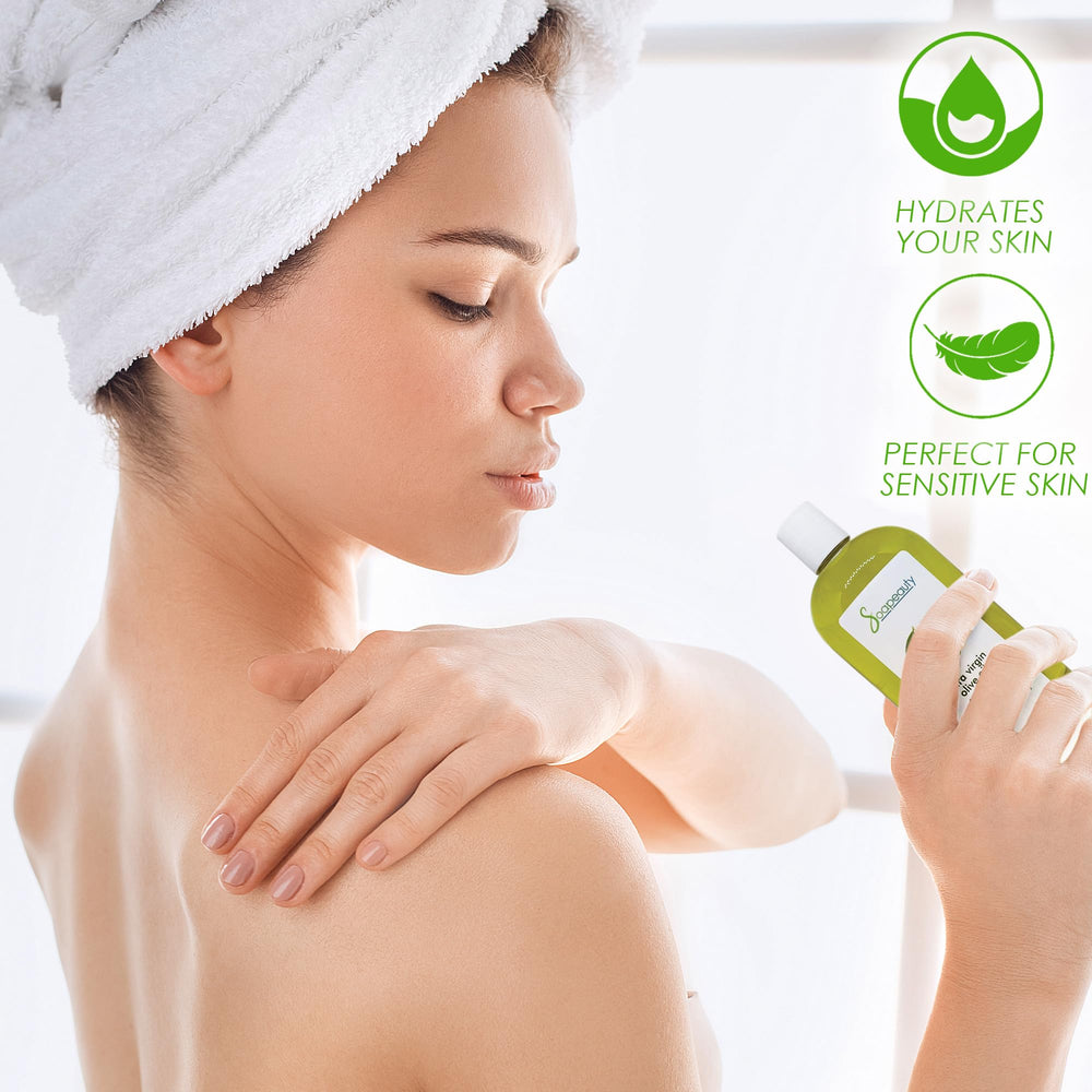 Soapeauty aceite de oliva virgen extra para piel, uso diario y humectacion