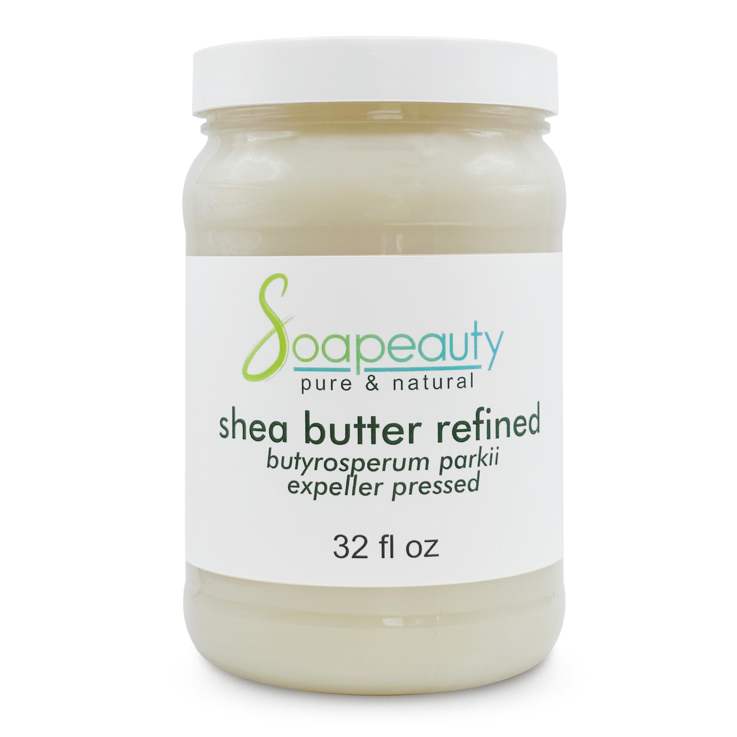 Soapeauty manteca de karité puro en envase, textura suave para piel y cabello.