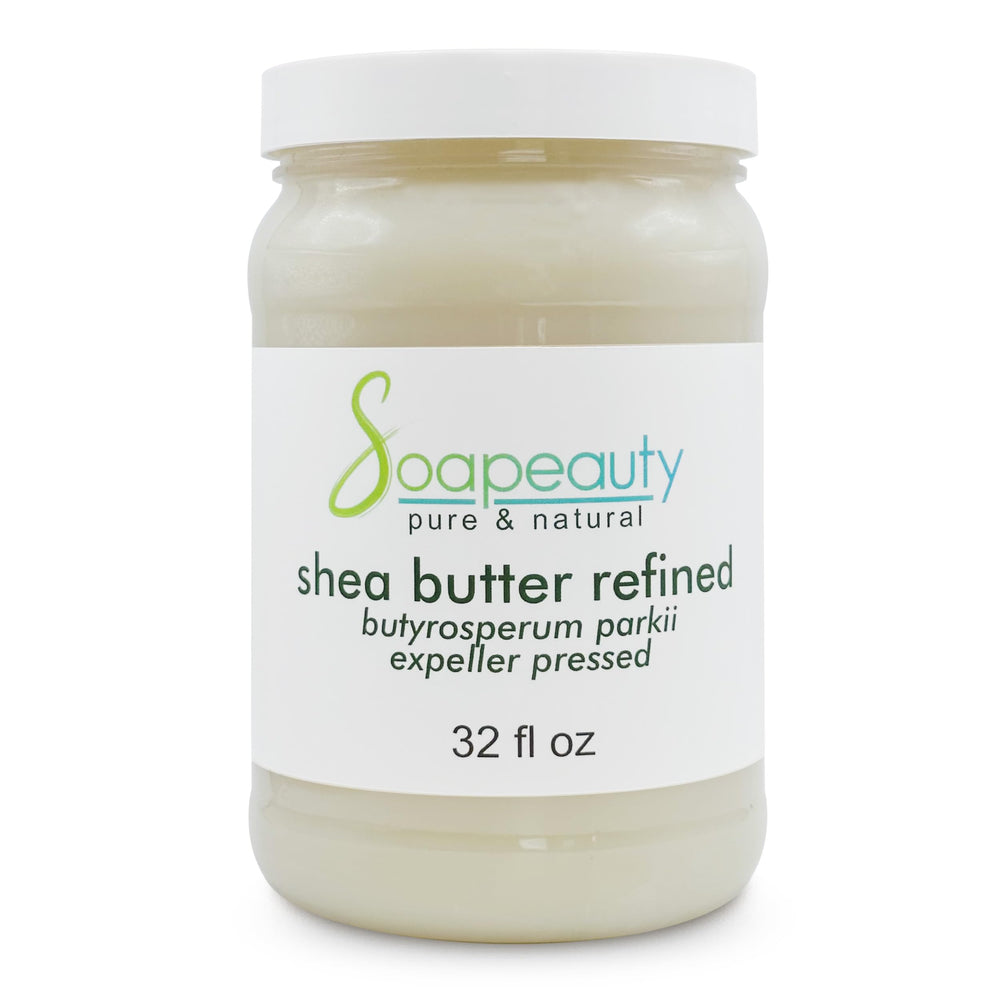 Soapeauty manteca de karité puro en envase, textura suave para piel y cabello.
