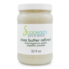 Soapeauty manteca de karité puro en envase, textura suave para piel y cabello.