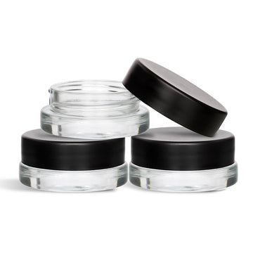 Frasco SODO LOCO 7ml con tapa negra y perfil bajo para aceites.