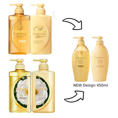SOFIA BY ODE Shampoo 450ml label close-up highlighting paraben-free formula.