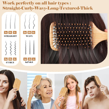Peine de cola incluido Sofmild para peinados precisos en todo tipo de cabello.