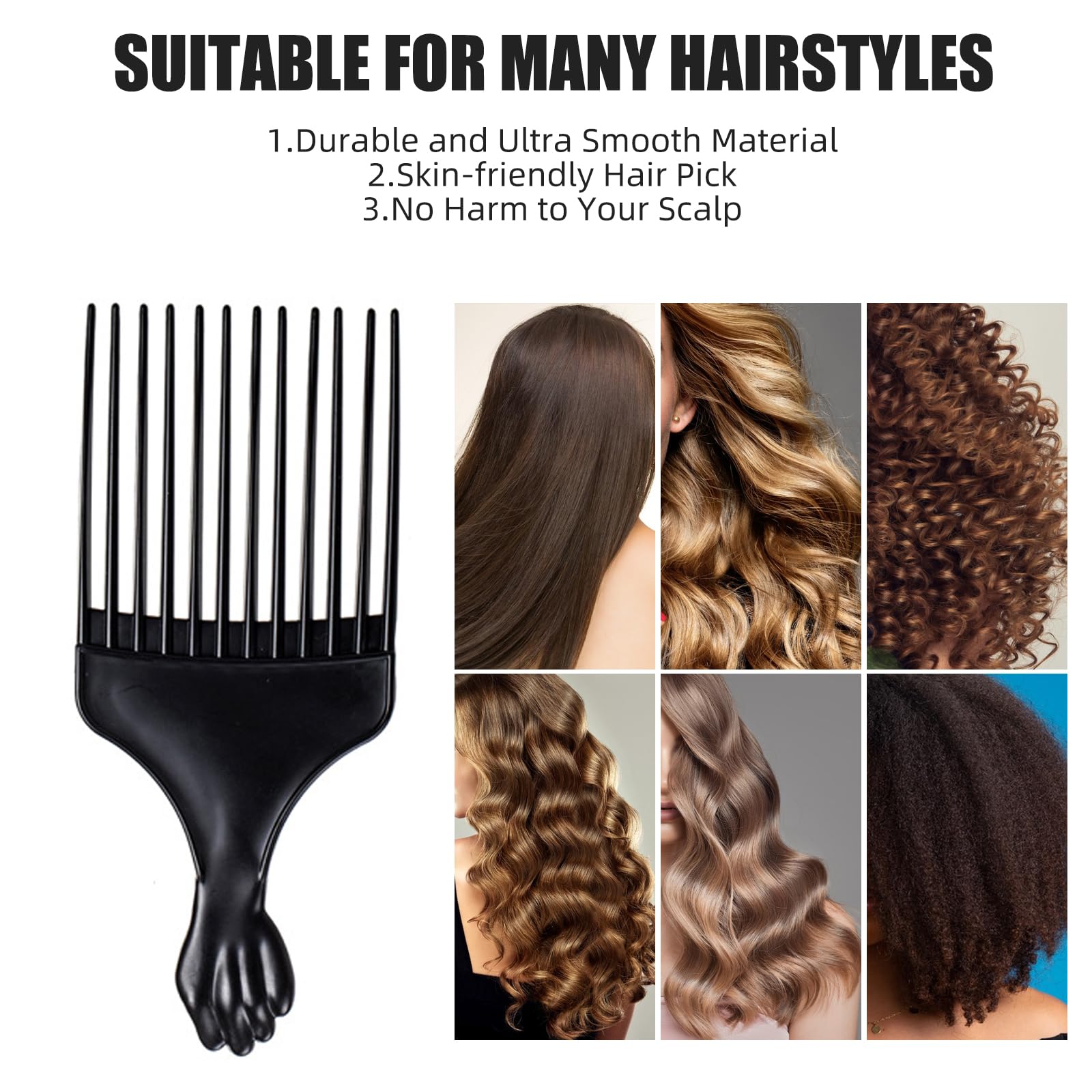 Soft 'N Style plástico ligero, cómodo para sesiones prolongadas.