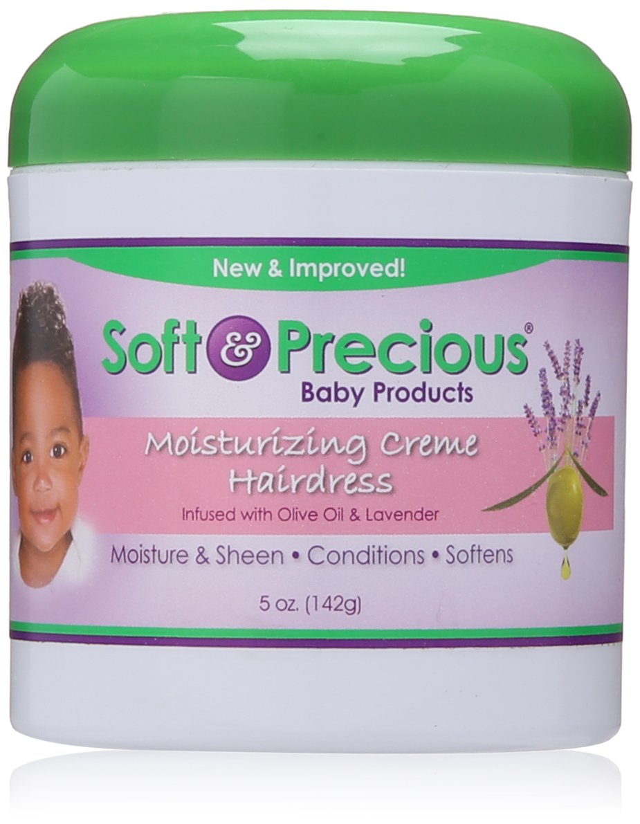 Soft & Precious crema hidratante para cabello, botella de 5 onzas, uso diario para brillo suave.