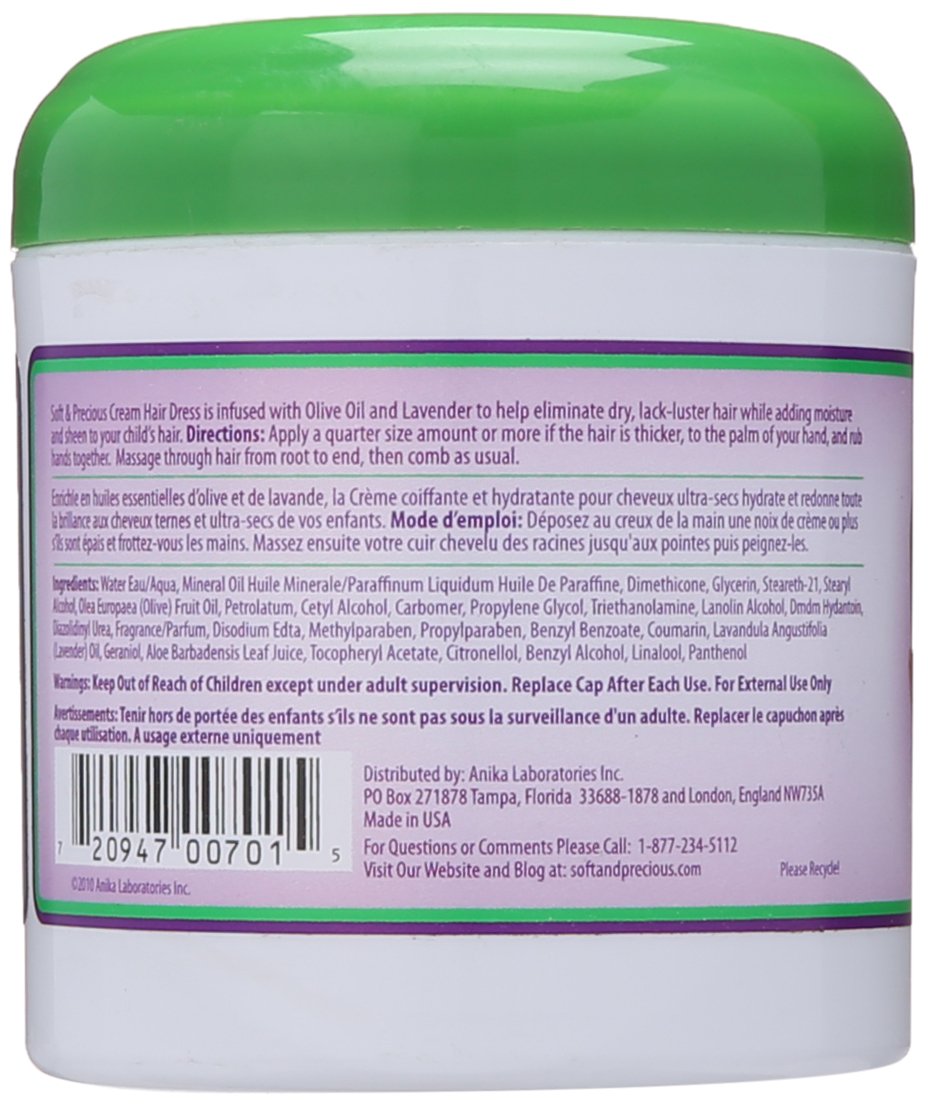 Soft & Precious crema hidratante para cabello, uso diario, aplicación suave para manejo cómodo y brillo.
