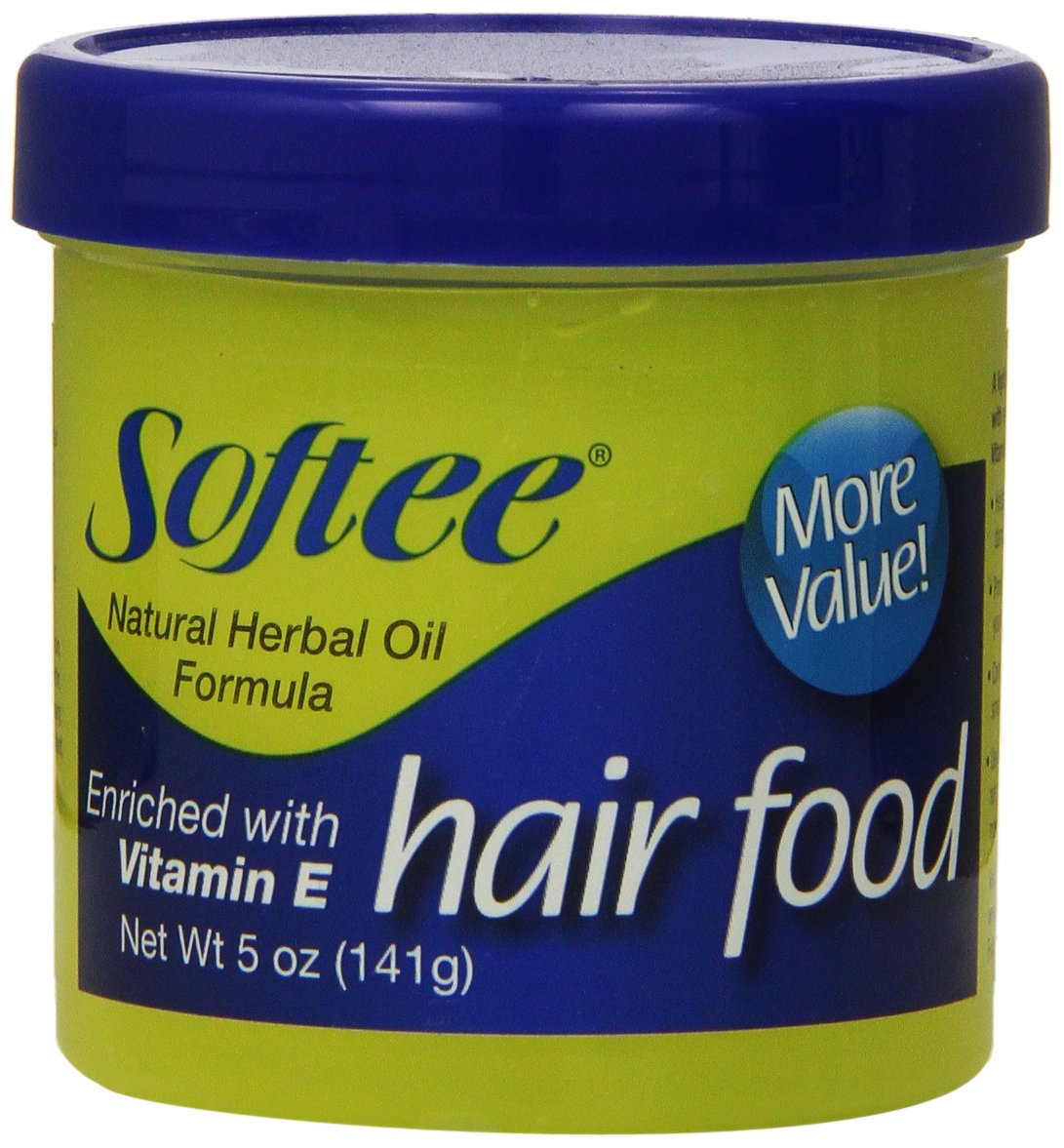Softee Alimento Capilar con Vitamina E, botella iluminada para brillo suave.