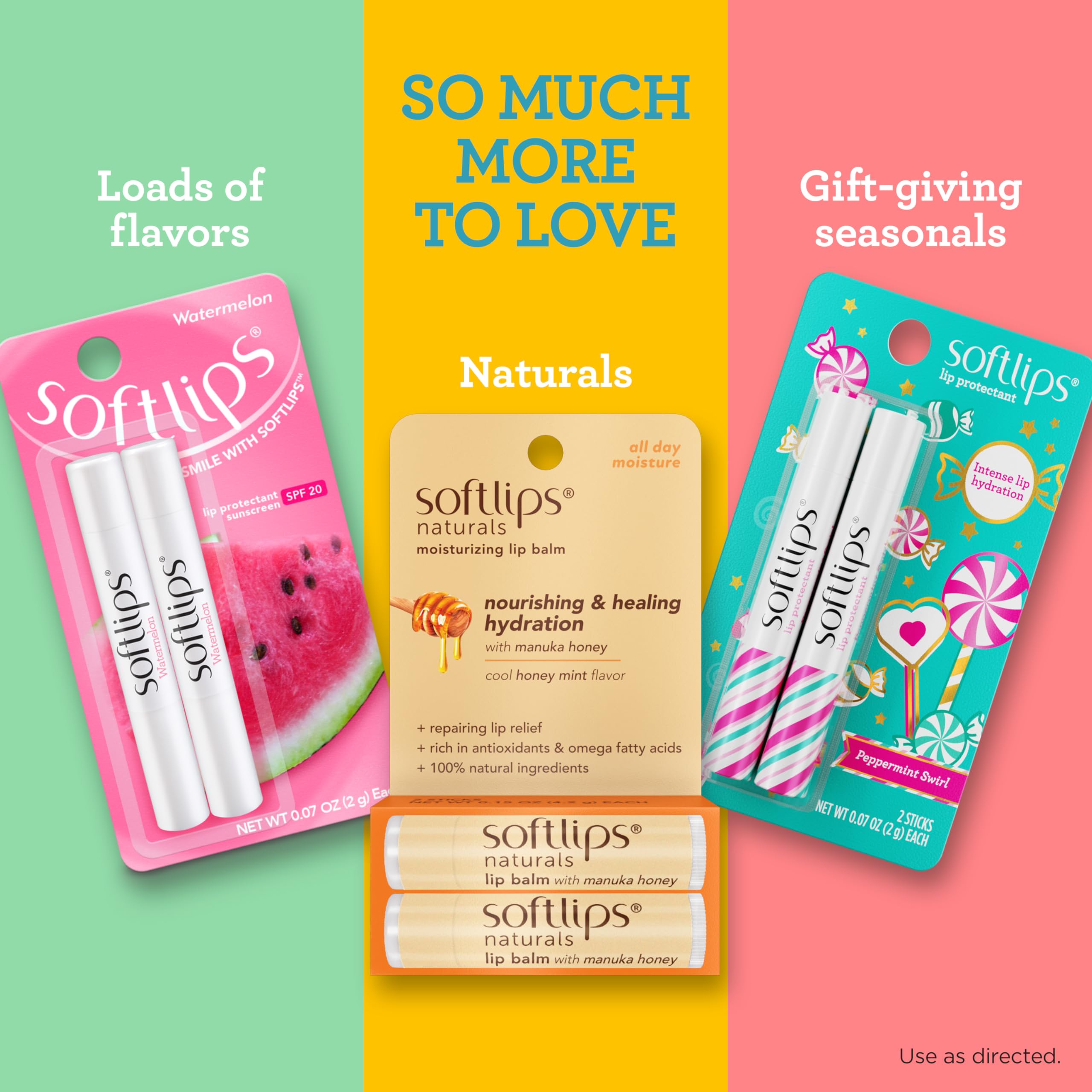 SoftLips Balsamo Labial Empaque Practico y moderno