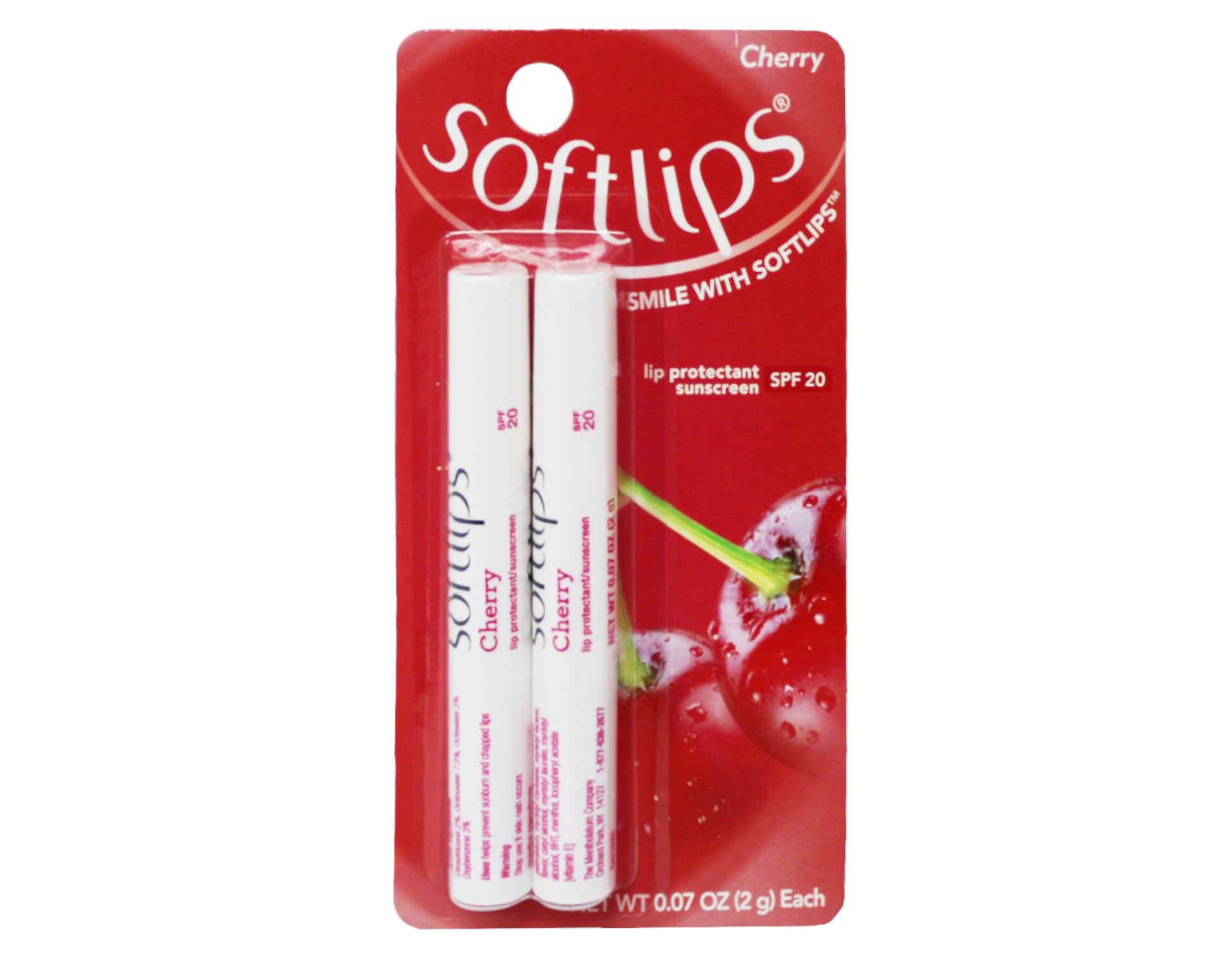 SoftLips protector-labios con solar cereza: protección diaria bajo el sol.