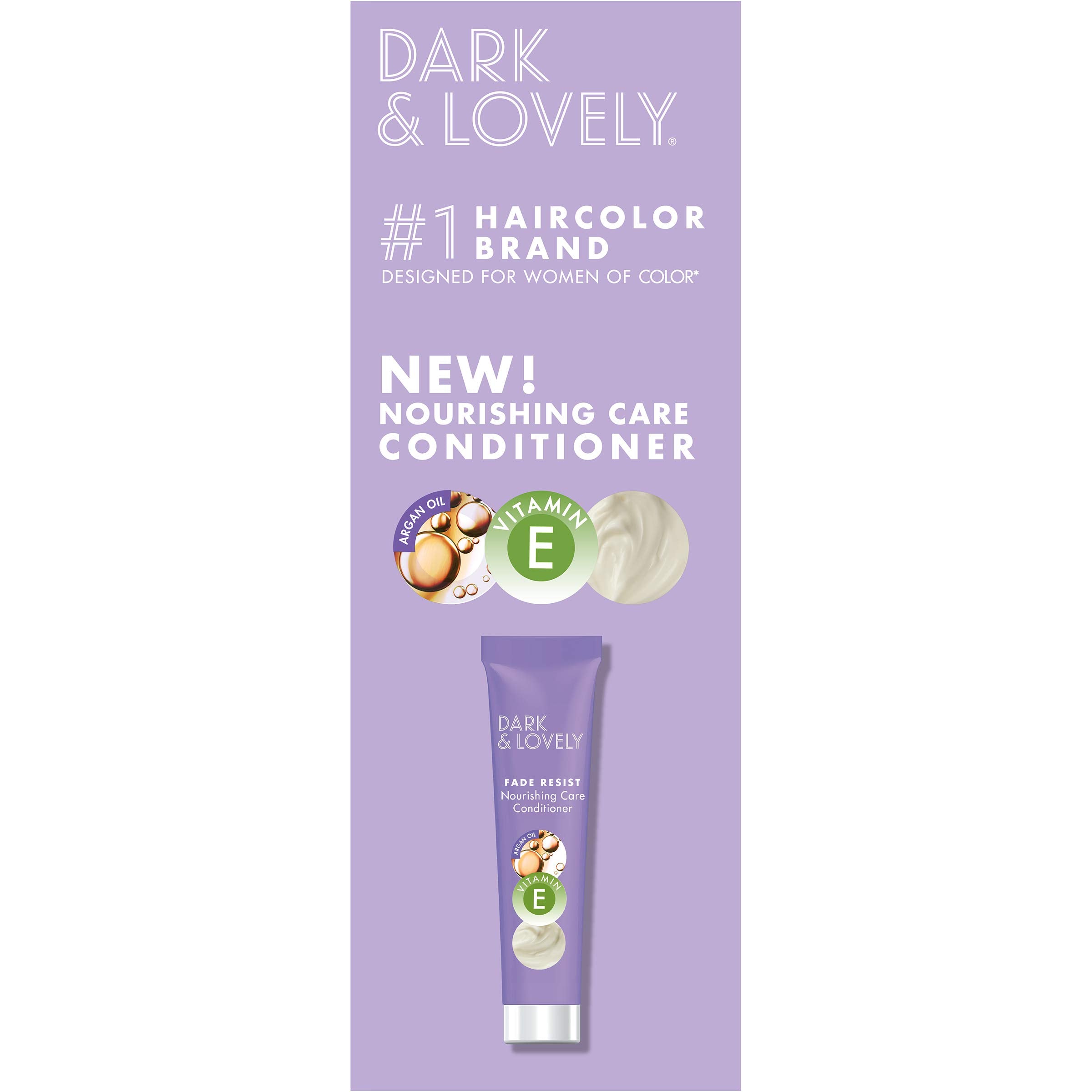 SoftSheen Dark and Lovely, cabello sedoso y brillante tras el lavado.