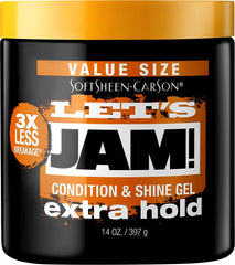 SoftSheen Gel 14oz de producto con empaque destacado para uso diario