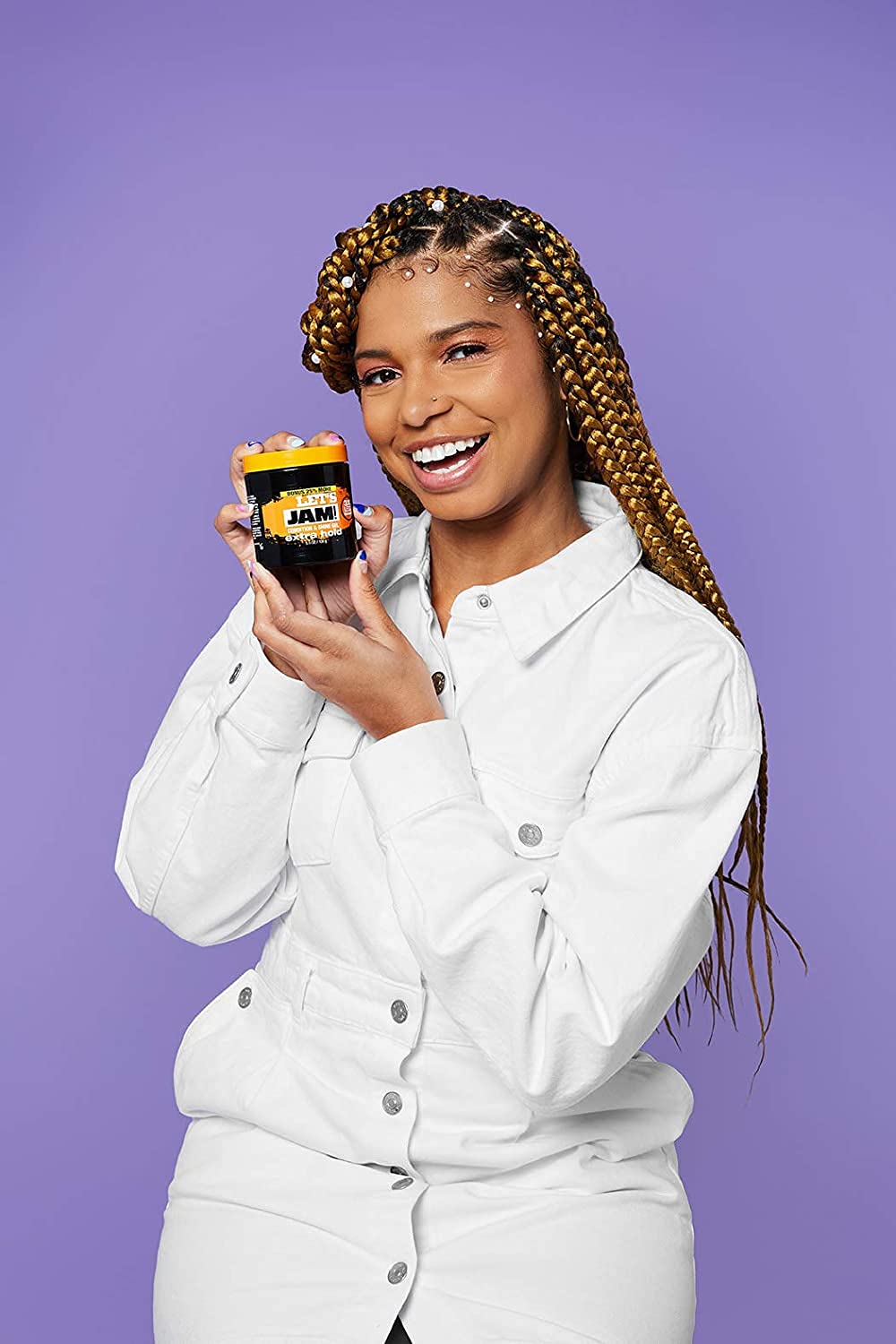 Gel adecuado para trenzas y rizos con fijación fuerte
