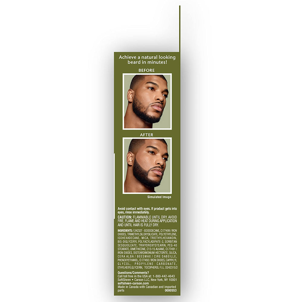 SoftSheen Magic Grooming hairline-coverage application demonstrates targeted control.