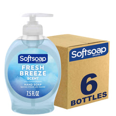 Softsoap botella de jabón de manos de 7,5 onzas para uso familiar.