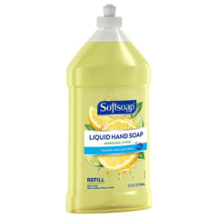 Softsoap con tapa deslizable facilita rellenar y usar sin complicaciones