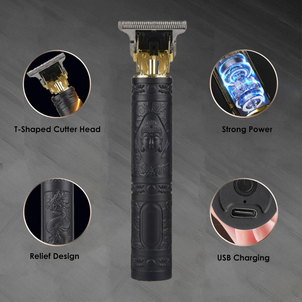 Soieho cortapelos para hombres, diseño ergonómico y ligero para agarre cómodo