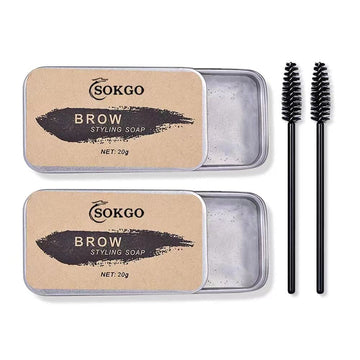 Sokgo jabon cejas 3D textura uniforme para cejas definidas y naturales