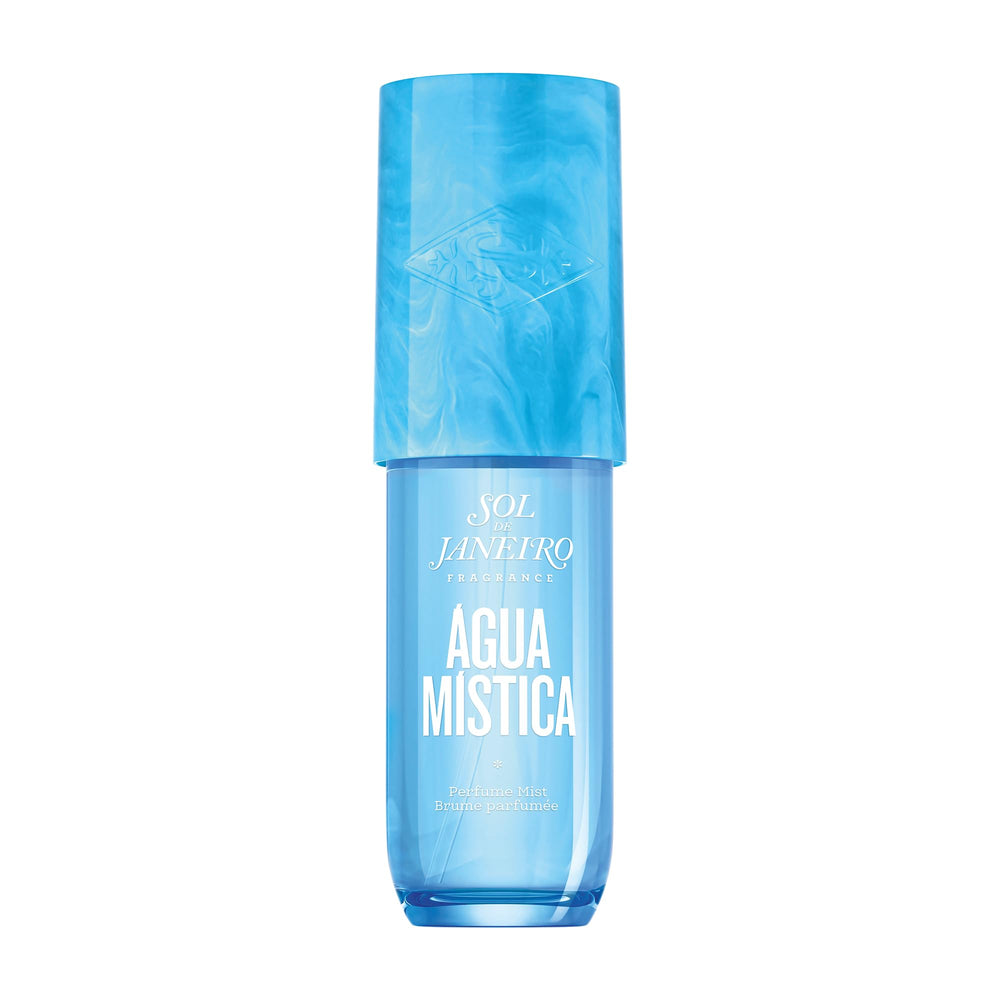 Sol de Janeiro Agua Mistica bottle front view shows a fresh citrus fragrance for daily refresh