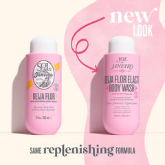 Sol de Janeiro Beija Flor Body Wash close-up gel texture showing moisture.