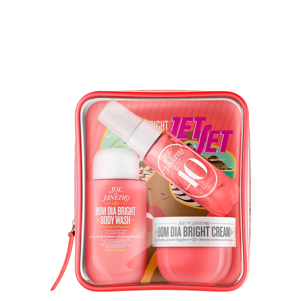 Sol de Janeiro Bom Dia Bright Jabón Corporal, botella para viaje; limpieza suave.