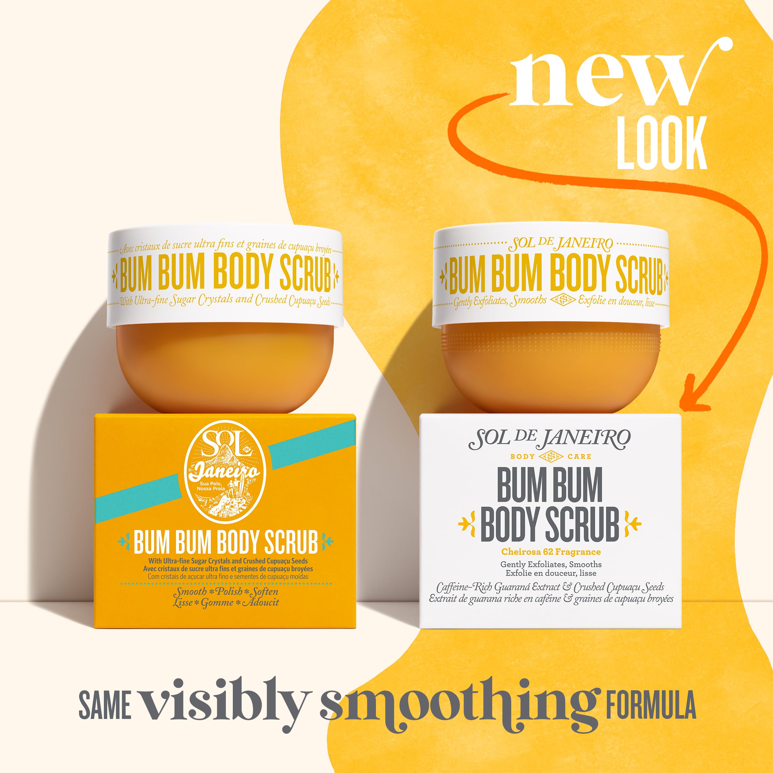 Sol de Janeiro Bum Bum exfoliante ideal para ritual semanal de cuidado corporal
