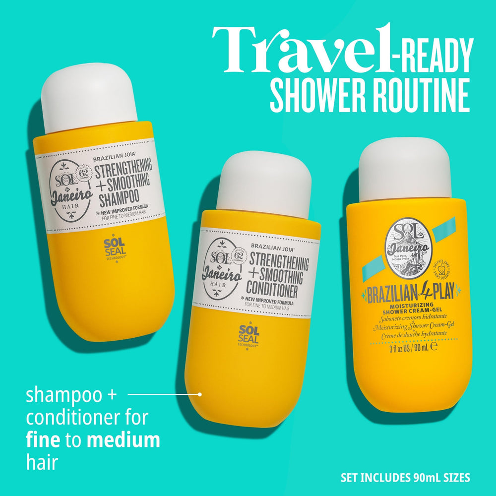 Sol de Janeiro champú reparador para cabello fino a medio, reduce el frizz.