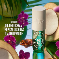 Sol de Janeiro Cheirosa 39 mist packaging travel size for easy carry.