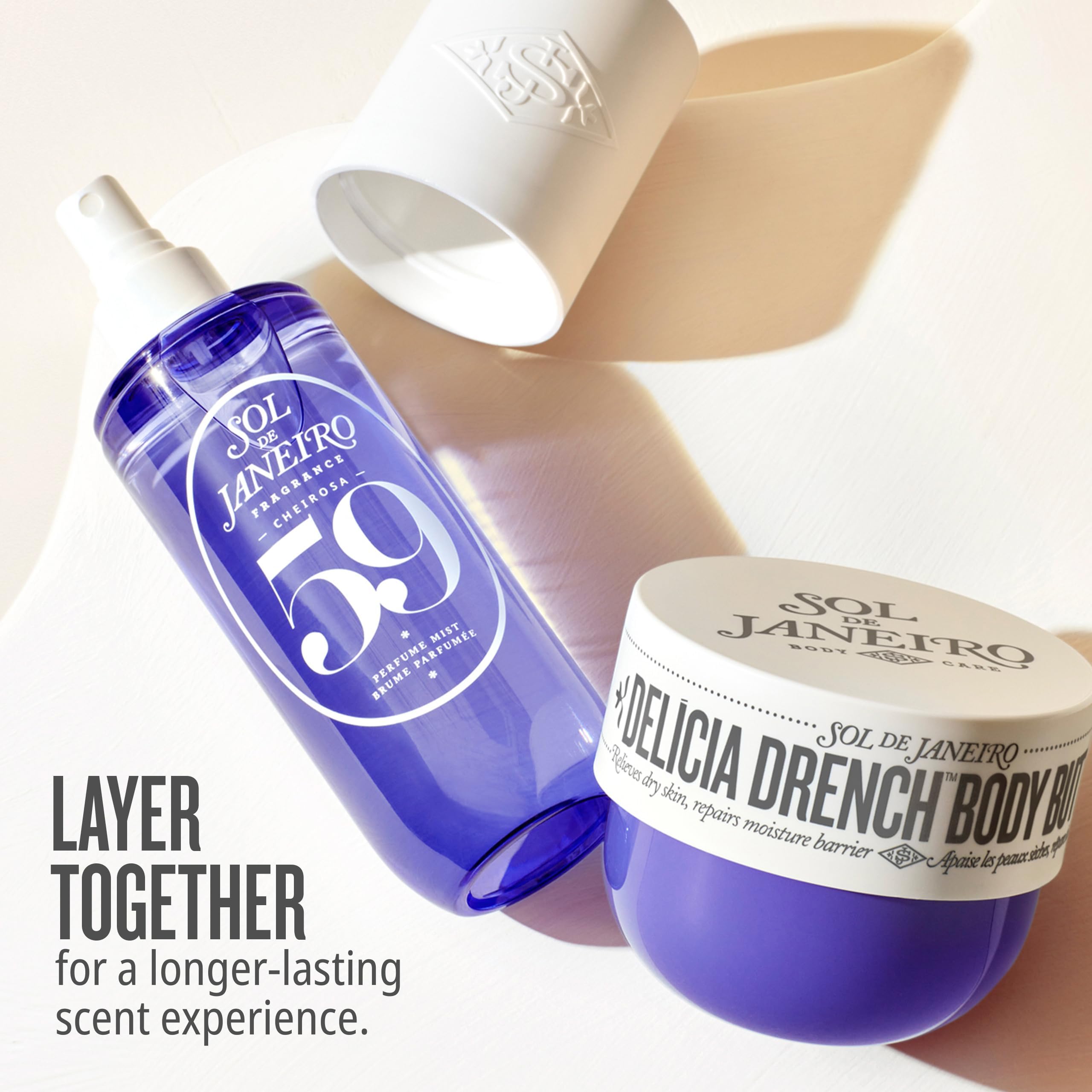 Sol de Janeiro Cheirosa 59 – duo vanille et santal, parfum boisé.