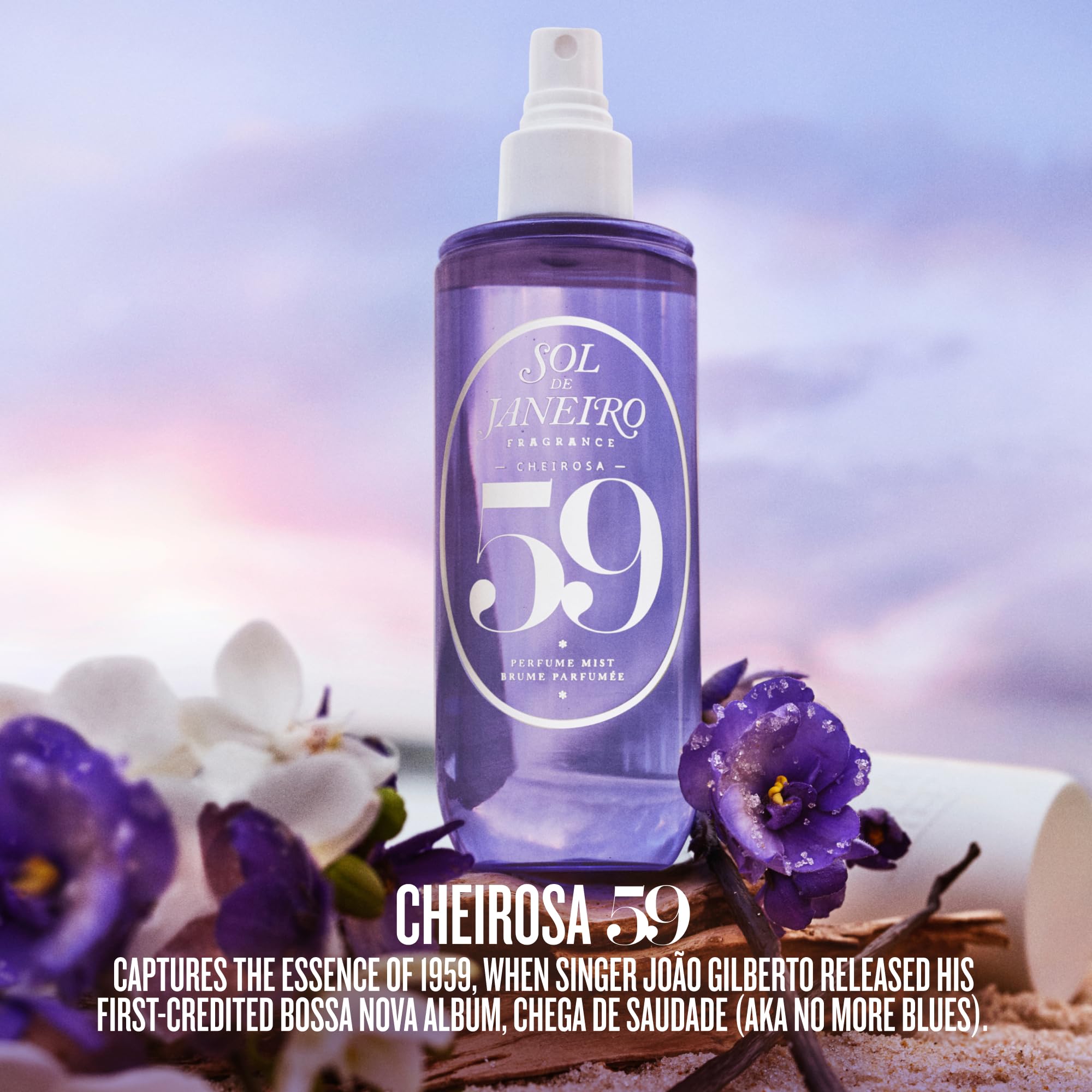 Sol de Janeiro Cheirosa 59, uso en cuerpo y pelo para sensación fresca.