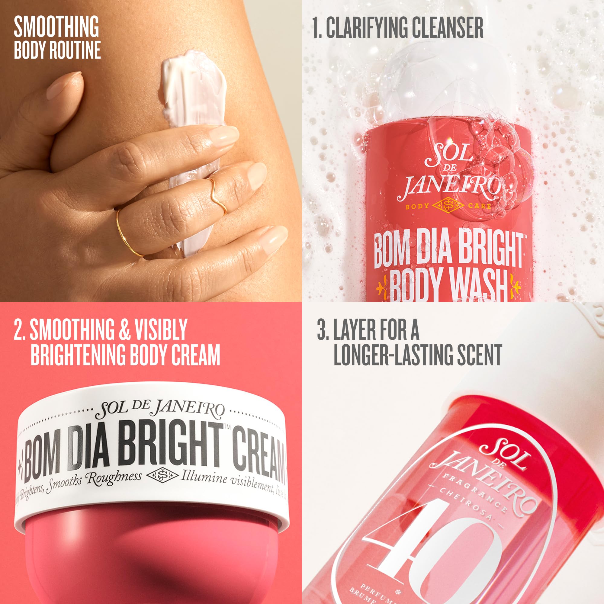 Sol de Janeiro Cheirosa 40, spray para cuerpo y cabello, versátil para cualquier ocasión.