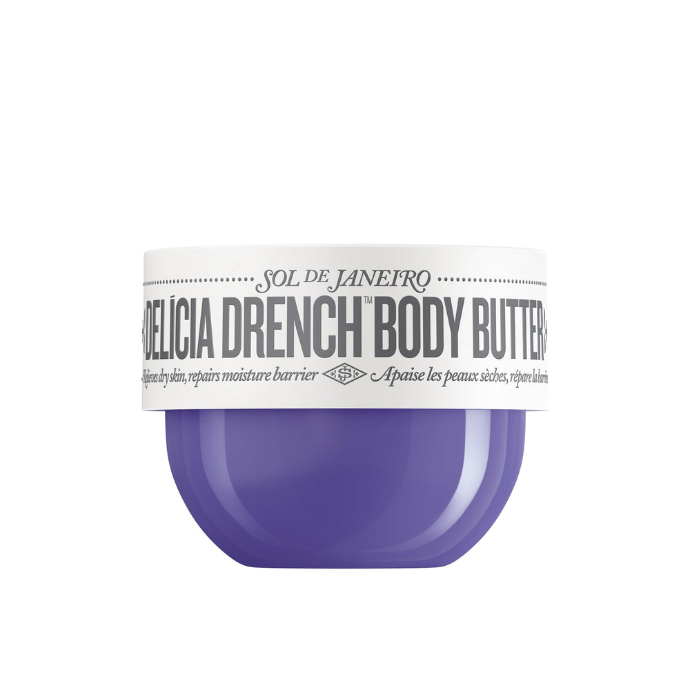 Sol de Janeiro Delicia Drench montre texture crème mousseuse pour hydratation rapide.