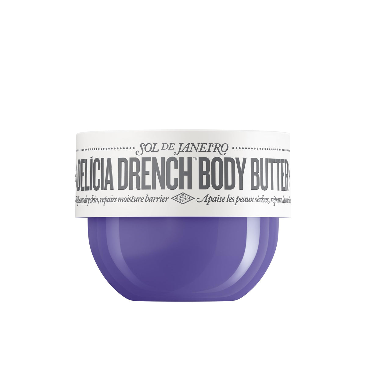 Sol de Janeiro Delicia Drench montre texture crème mousseuse pour hydratation rapide.