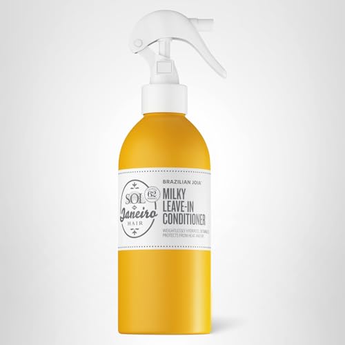 Sol de Janeiro Milky sin enjuague, ideal para retoques y peinados diarios.