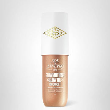 Sol de Janeiro Rio Sunset Glow Oil experiencia sensorial con aroma suave y brillo.