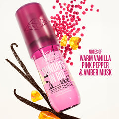 Sol de Janeiro Sundays in Rio spray bottle mid-use to refresh scent mid-day