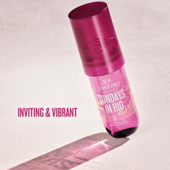 Sol de Janeiro Sundays in Rio bottle with amber musk tone on skin