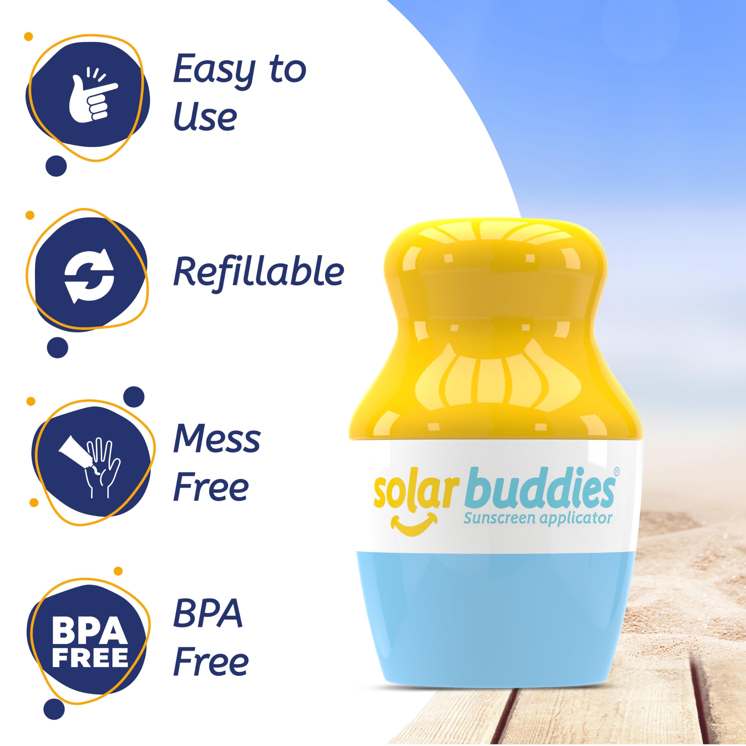 Solar Buddies tamaño de viaje, perfecto para salidas al aire libre