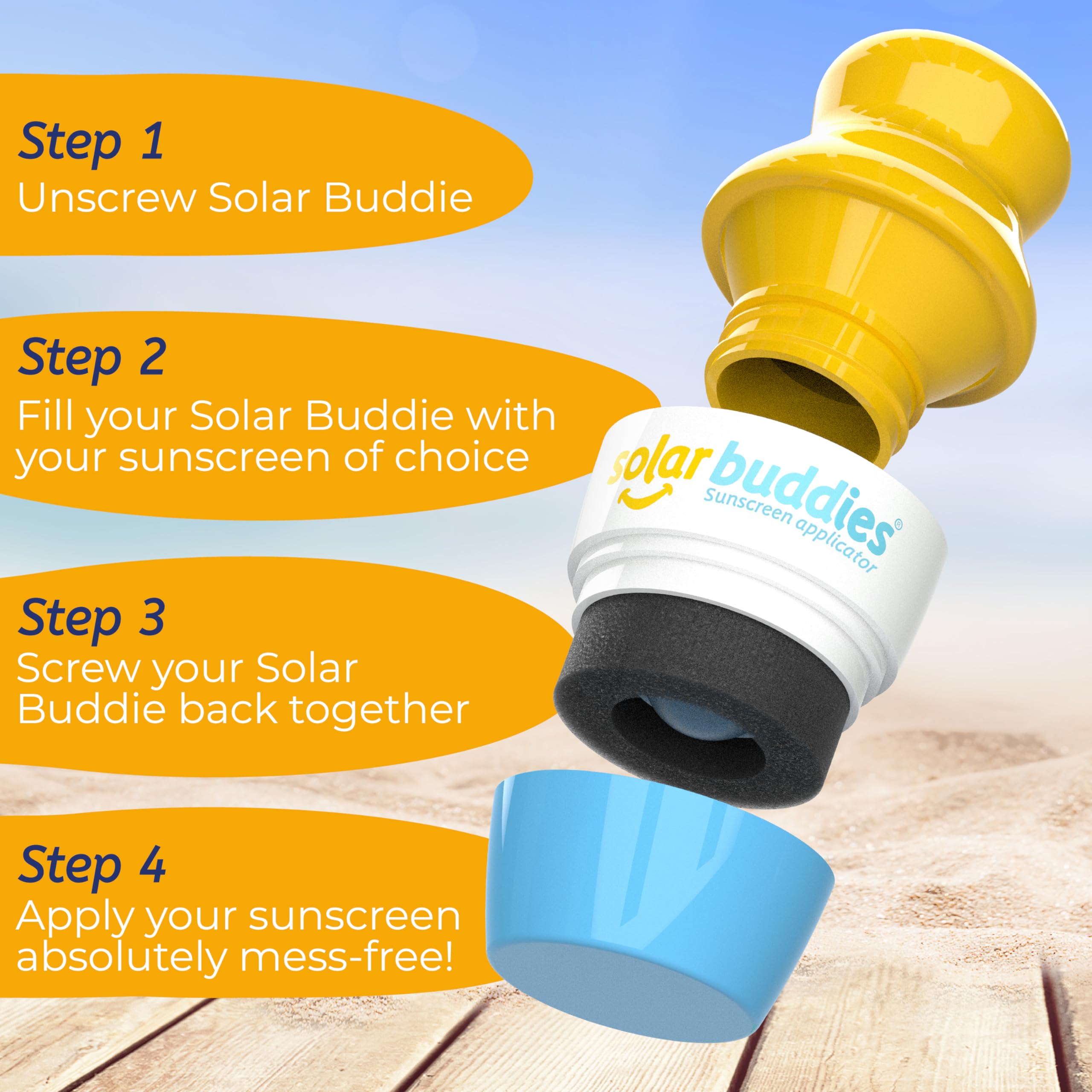 Solar Buddies fácil de limpiar y reutilizable para toda la familia