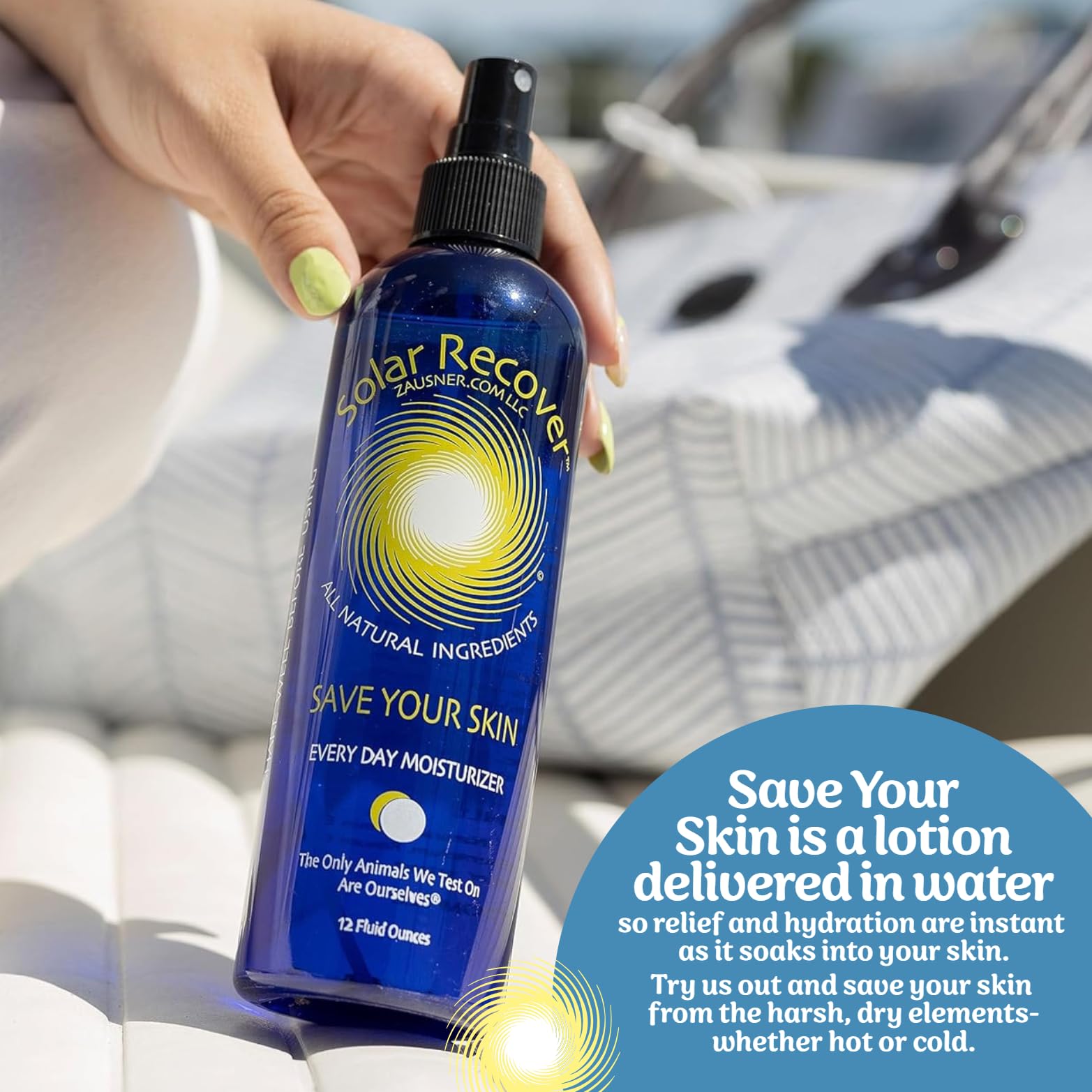 Texture aqueuse non grasse de Solar Recover Après Soleil qui pénètre rapidement